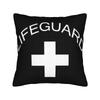 Lifeguard Red Logo Pillow Case Square Pillow Cover Kawaii Cushion Cover For Wedding Party Home Decor