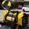 Tacx TAX928 Yellow Seat 80L Large Waterproof Motorcycle Touring Bag with Fixed Strap and Shoulder Strap Bag, Capacity,
