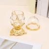 Transparent Egg Shaped Toothpick Box with Base Cotton Swab Organizer Toothpick Holder  Restaurant
