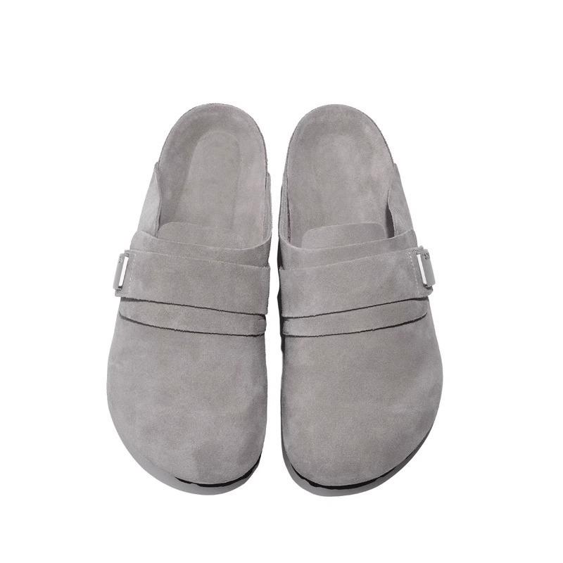 Baotou Muller Fashion Lazy Boken Slippers Wear Men's and Women's Commuter Shoes New Couples Pedal Half Slippers