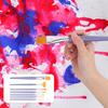 8Pcs Painting Brush Set Nylon Wool Flat Tip Watercolor Acrylic Painting Tools for Arts