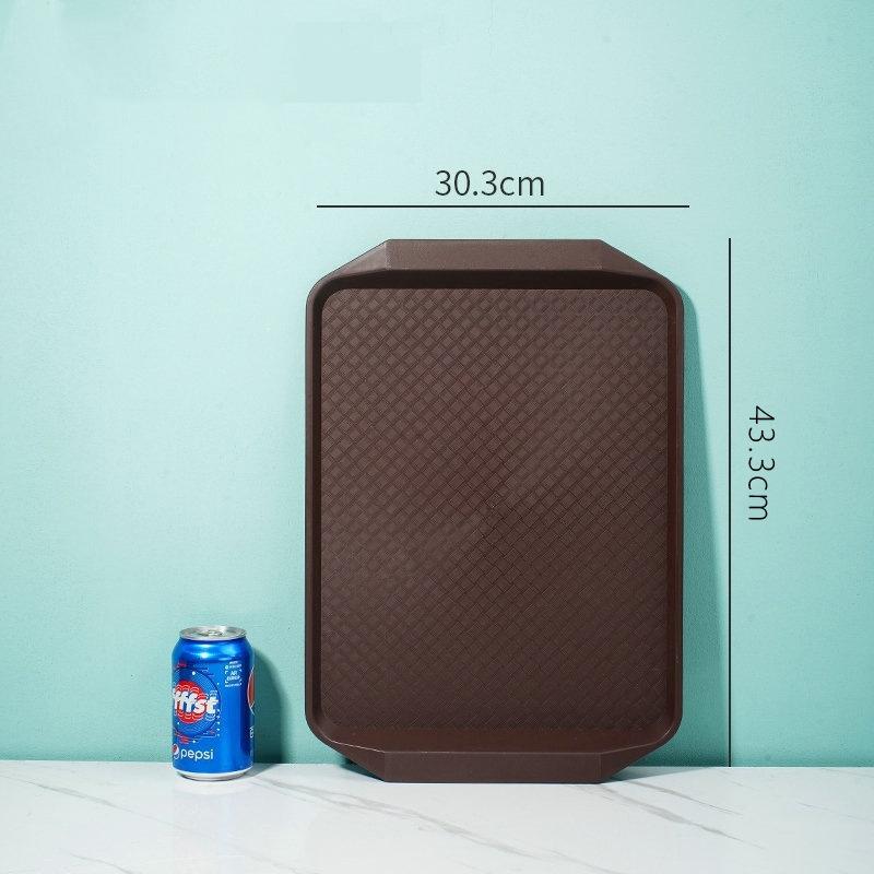 1PC Nordic PP Pallet Plastic Tray Food Bread Pan Green Rectangular Storage Household Kitchen Supplies Hotel Service Tray Dessert