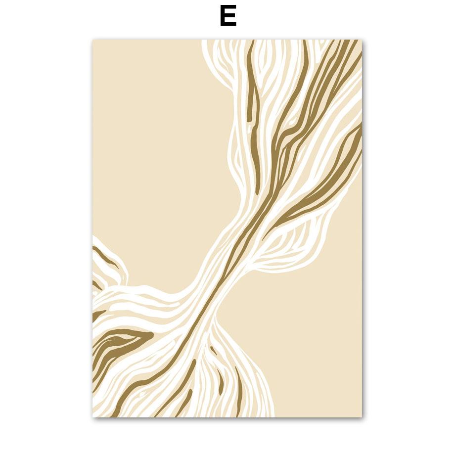 Flower Market Curve Girl Rainbow Abstract Posters Prints Canvas Painting Nordic Wall Art Pictures For Living Room Home Decor