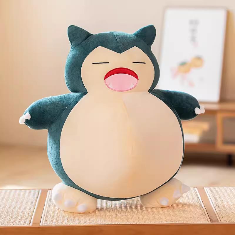 Aoger Giant Snorlax Plush Toys Kawaii Soft Snorlax Leather Shell Plushie NO Filling Pillow Birthday Presents For Children Pokemon