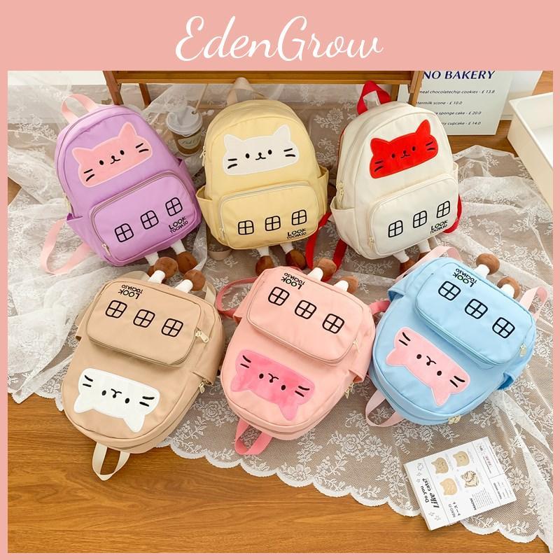 Cute Lightweight Toddler Backpack Fresh Pastel Design Breathable Eva Material