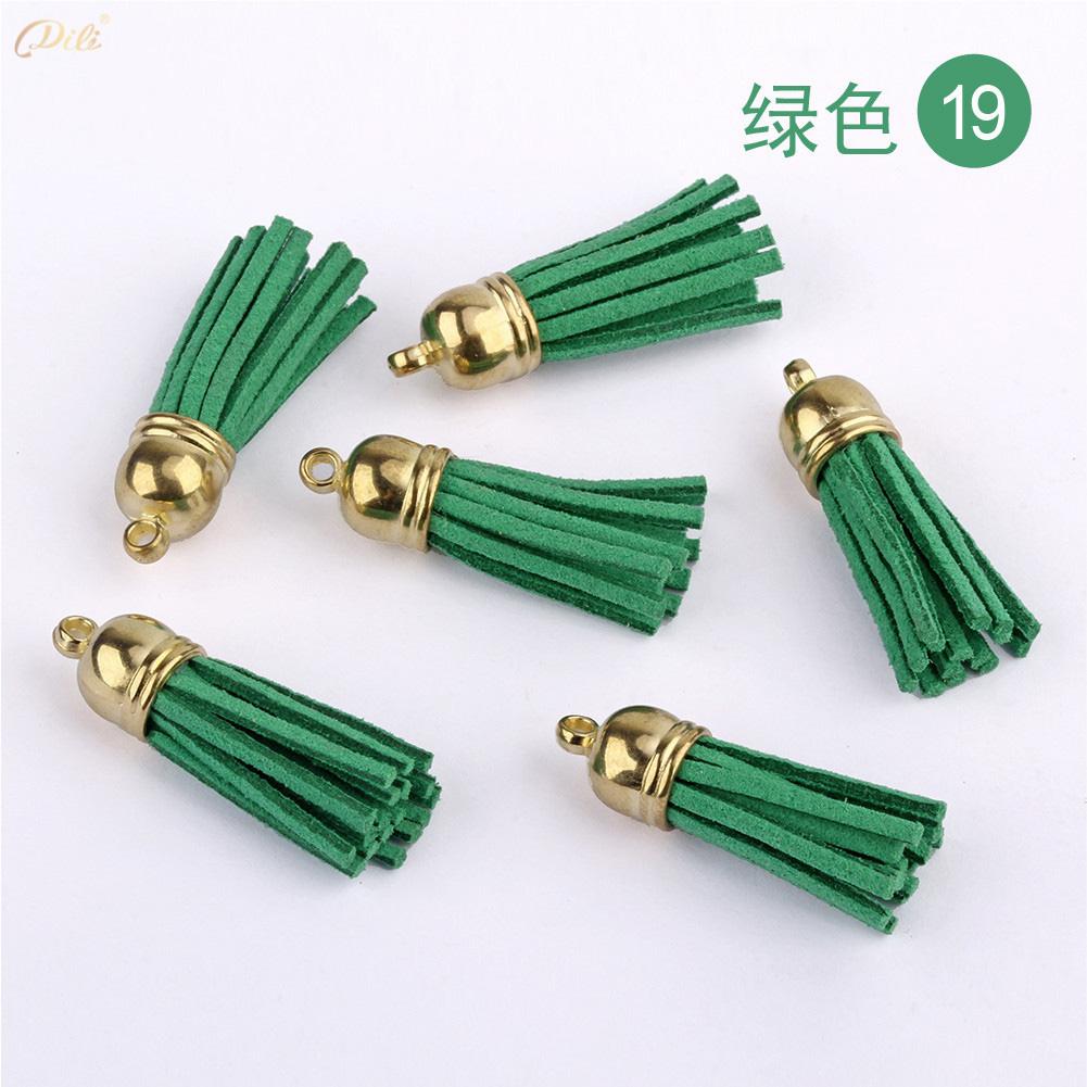 5/10/20Pcs 38mm Mini Leather Tassels Keychain Tassels For DIY Crafts Charms Earrings Bracelets Jewelry Making Supplies