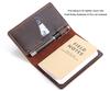 Robrasim Field Notes Leather Journal Cover, Moleskine Cahier Notebook Cover, Handmade Vintage Leather Cover for 3.5" X 5.5" Notebooks, Coffee