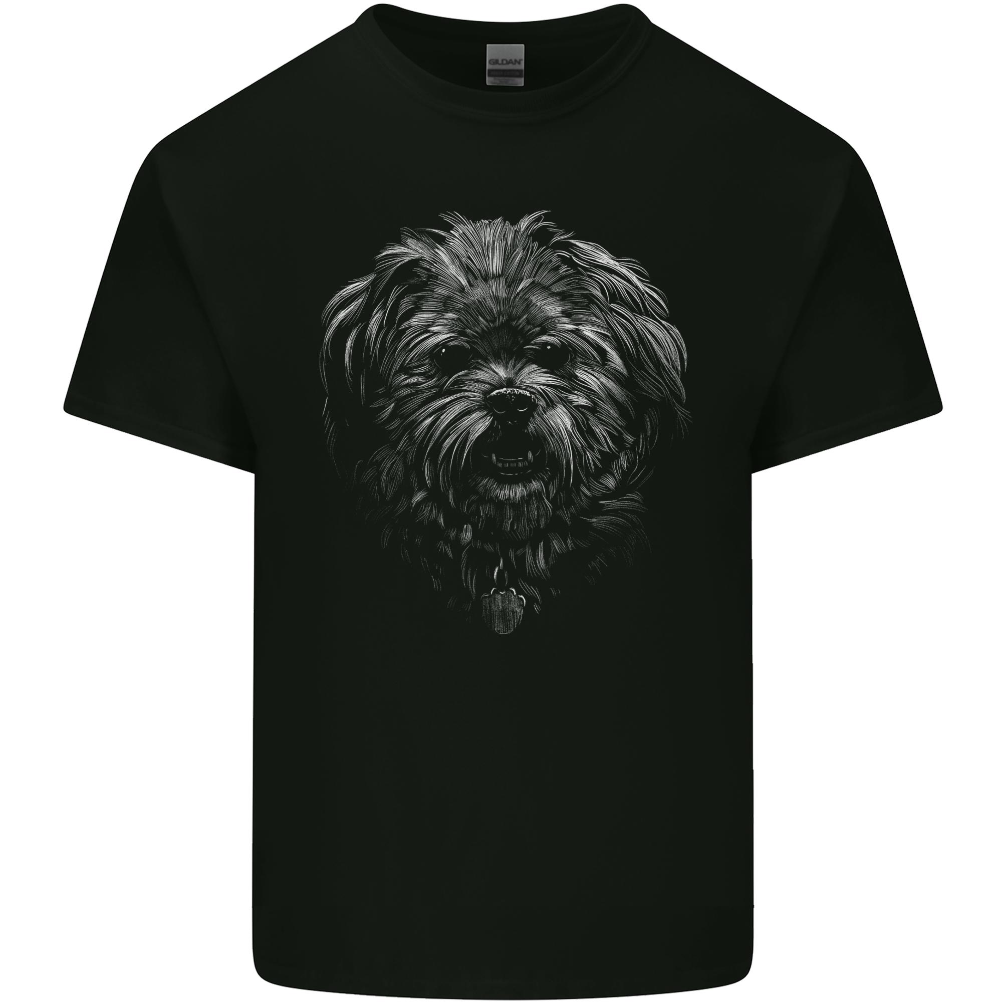 Realistic Shih Tzu Dog Unisexs Light Cotton TShirt S