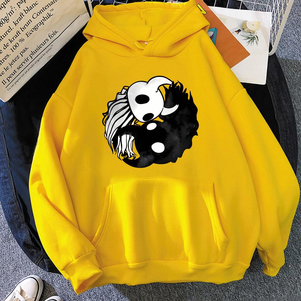 Hollow Knight Hot Game Character Print Hoodies High Street High Quality Sweatshirt Autumn Casual Pullovers Anime Clothes