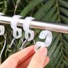 50Pcs Clothes Drying Rack Clip Coat Hanger Laundry Supplies Storage Rack Clothes Buckle