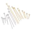 50/100Pcs Stainless Steel 9-Shape Needle Charm Accessories For DIY Necklace Bracelet Jewelry Making