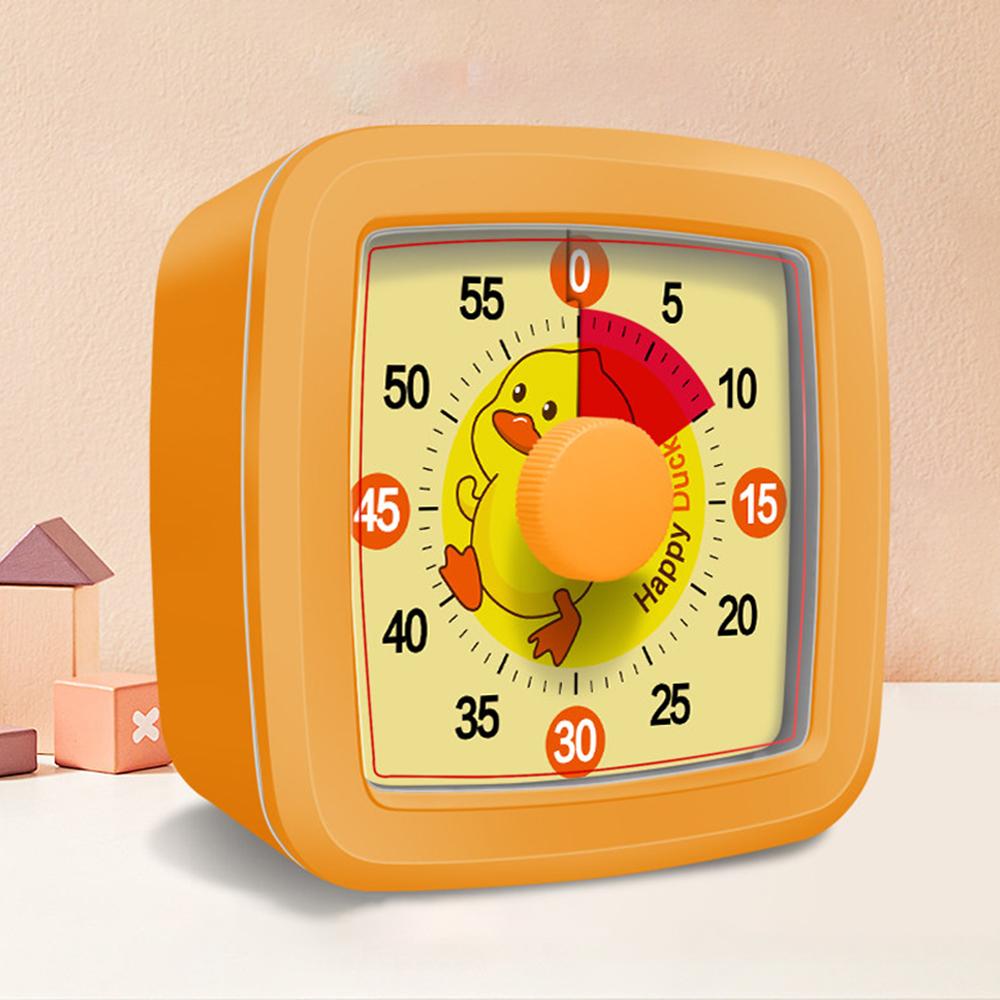 1PC Cartoon Animal Visual Timer Self-discipline Tool Countdown 60-minute Student Learning Homework Time Management Stopwatch