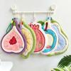 Quick-Dry Hand Towel Fruit Design Bathroom Towel New Kitchen Towel