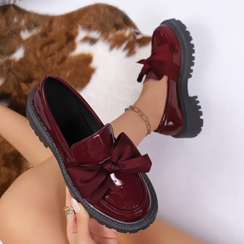 Women's Casual Thick Platform Wedge Loafers Leather Shoes Quality Guaranteed Bulk Discount