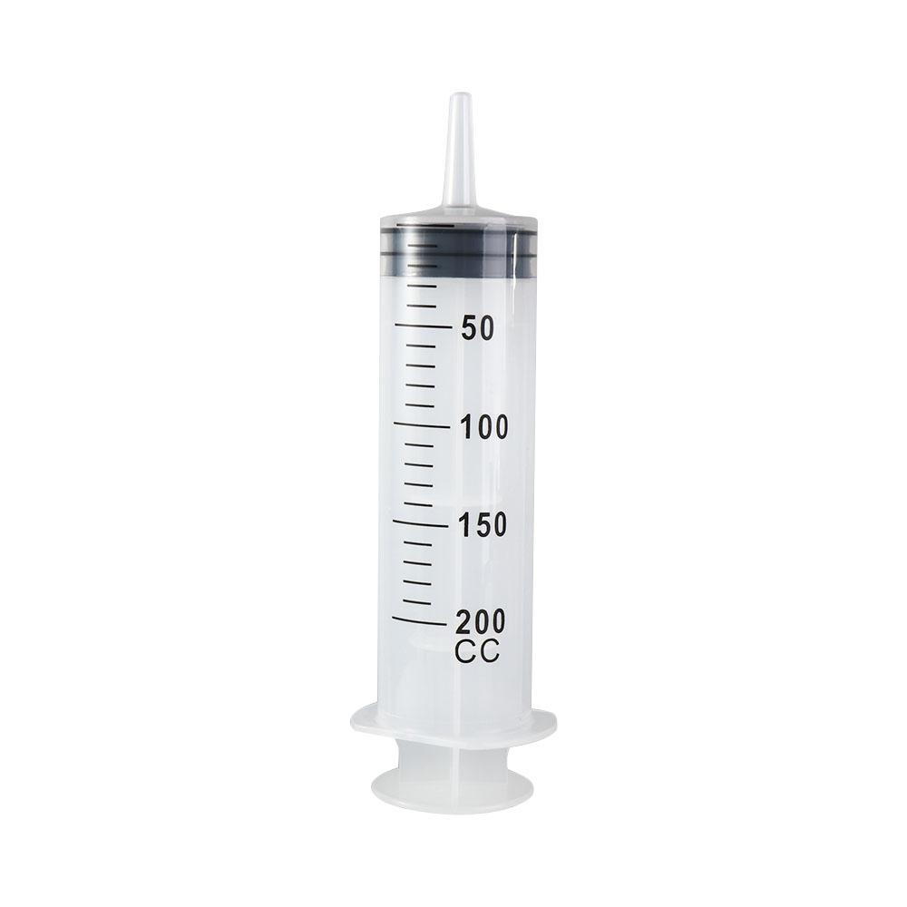 Transparent Large Capacity Syringe Reusable with Scale Measuring Syringe Plastic 60/100/200/300/500ML Pet Feeding Syringe
