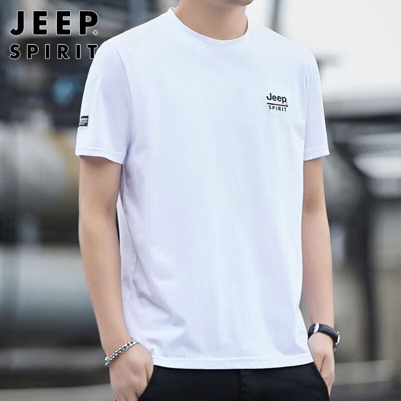 JEEP SPIRIT Men s Round Neck Short Sleeve T-Shirt