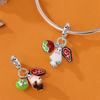 2026 Halloween Ciondolo Zucca Caramella Ciondolo Perline Gioielli Bracciale Accessori Argento 925