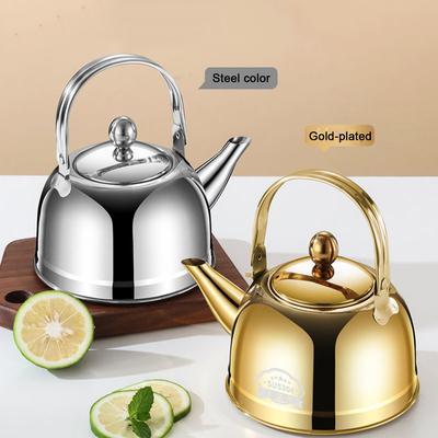 1,8L/2,4L 304 Roestvrij Staal Theepot Met Filter Grote Capaciteit Kokend Water Ketel Voor Restaurant Hotel Huis Kooktheepot