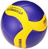 Mikasa Training Medicine Volleyball, Size 4, 270g (for general, university, high school, and junior high school students), Blue/Yellow, VT400W270, Rec
