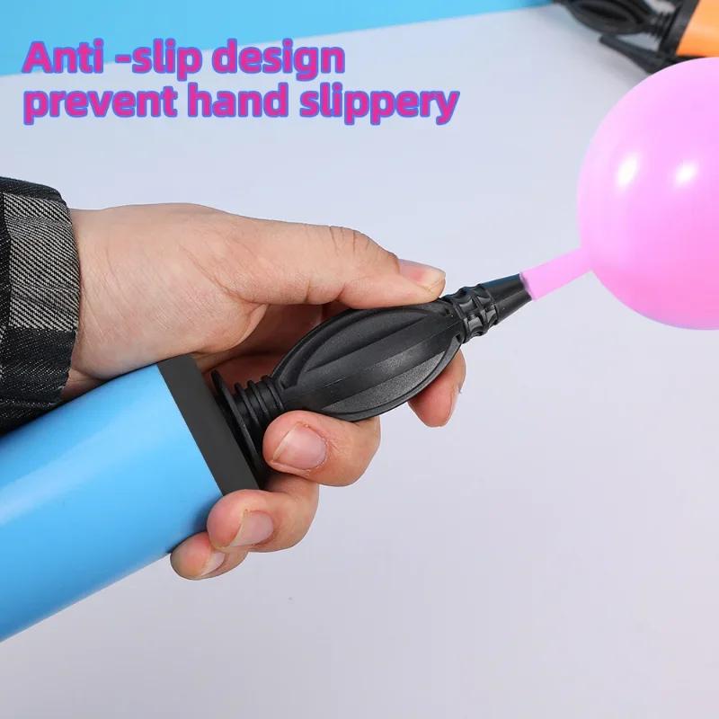 Mini Plastic Hand Balloon Pump Randomly Color for Foil and Latex Balloons Air Inflator Pump Portable for Party Accessories