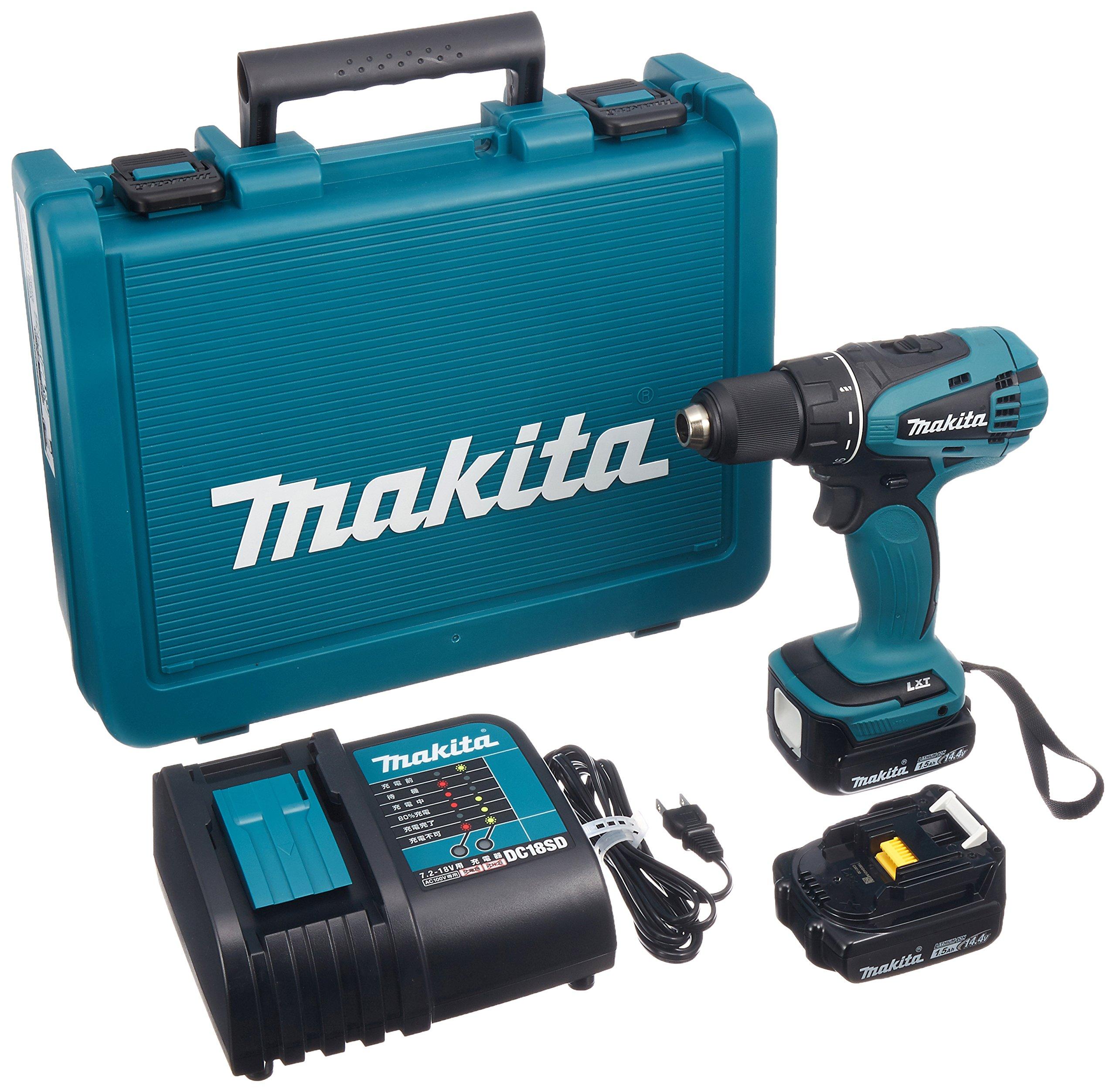 

Акумуляторна дриль-шуруповерт Makita DF471DSHX 1.5Ah 14.4V синій