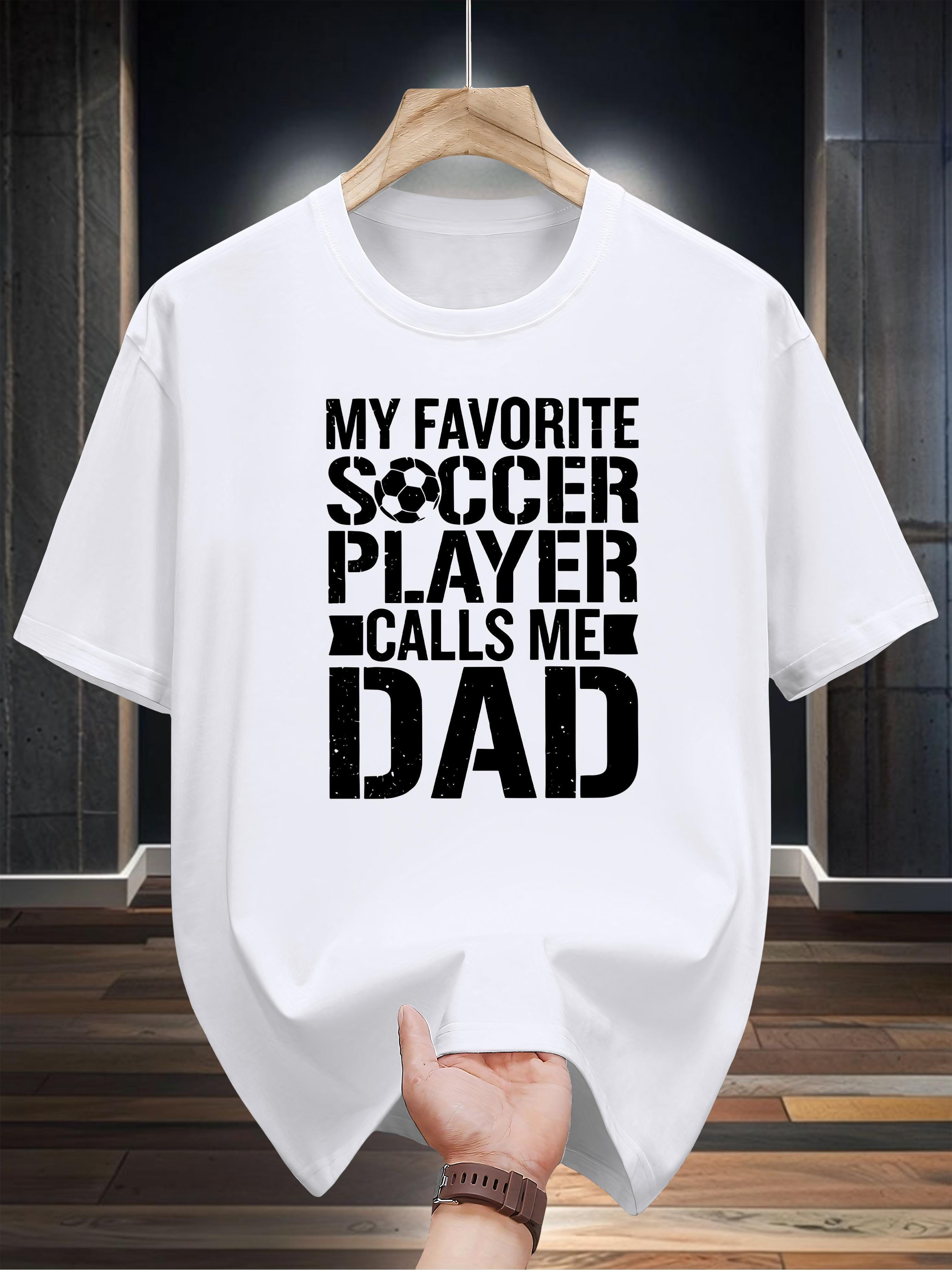 Soccer Dad Graphic T-shirt - Casual Crew Neck S