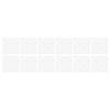 12 Pieces Acoustics Foam Wall Panels Flame Retardant Sound Absorption Tiles Polyester Texture for Nurseries and Dropship