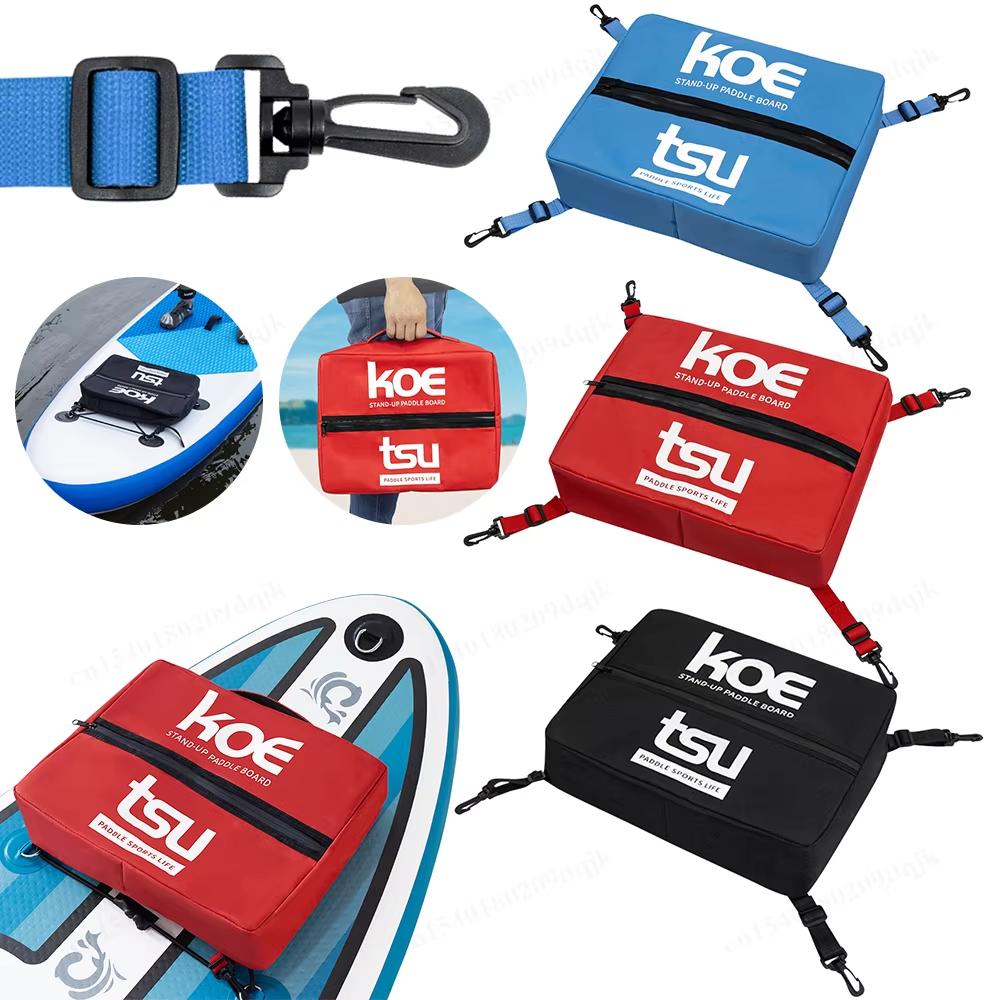 Paddleboard Storage Bag Waterproof Deck Cooler Pouch Sup Paddle Board Accessories Bag for Paddleboarding Camping Kayaking