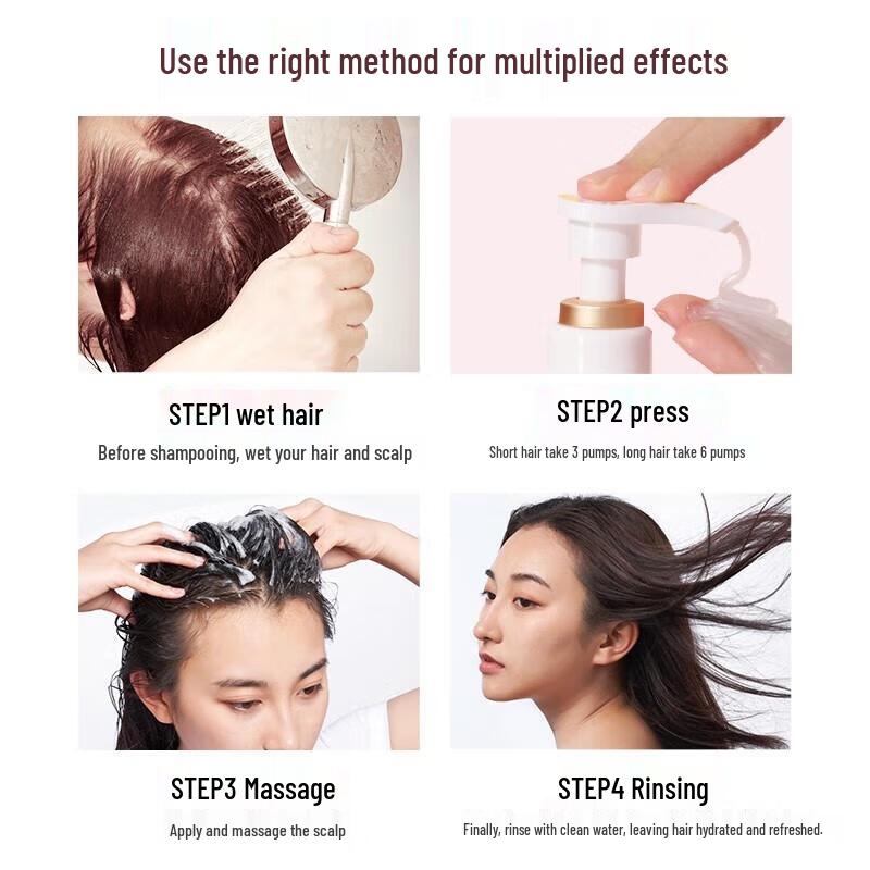 PWU Floral Rose Scented Shampoo 450g