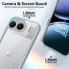 OnePlus Nord 4 5G CPH2663 Case Shockproof Silicone TPU Bumper with Clear Back Hard Cover Phone Case for OnePlus Nord 4 Nord4 5G