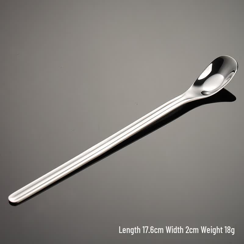 Qianxing 304 Stainless Steel Long Handle Dessert & Coffee Spoons