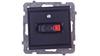 Sonata Single Speaker Socket Metallic Black Gg-1R/M/33