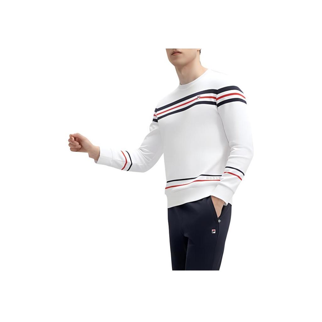 New FILA Sweatshirt Men's Standard White F11M411204F-WT