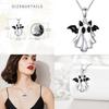 Halloween Ghost Pendant Necklace With Zinc Alloy Material For Festive Costume