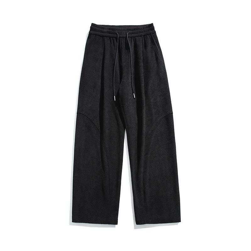 Spring new drape straight casual wide-leg pants high waist wide-leg thin loose trousers for men and women