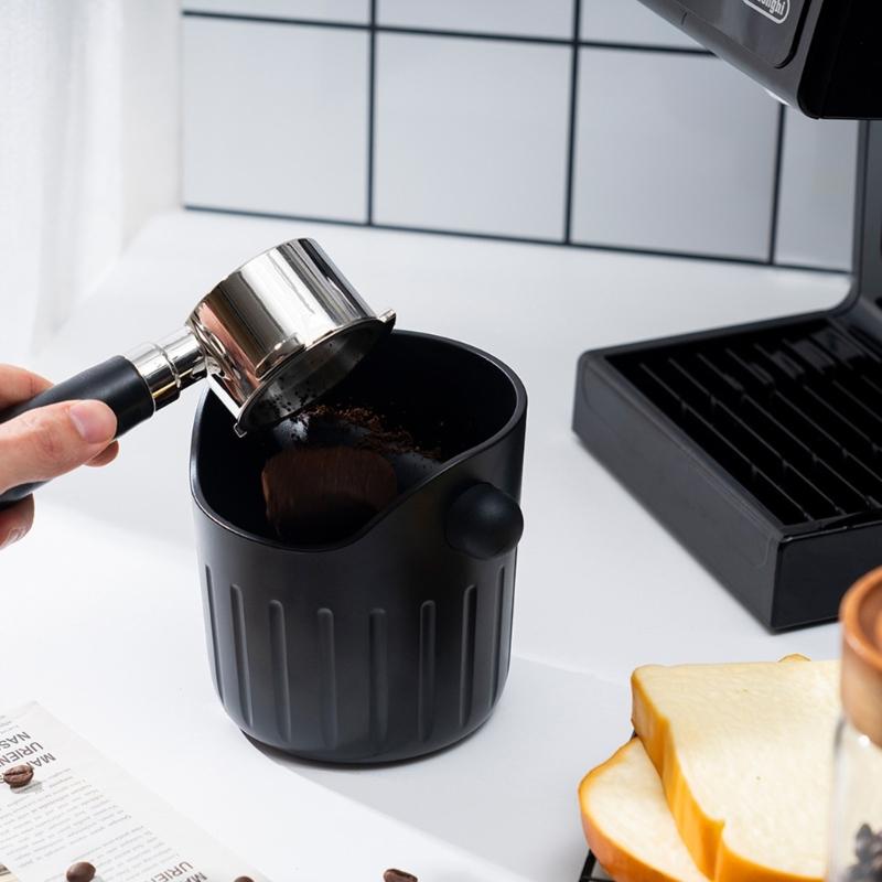 Convenient Coffee Dregs Bins  Multipurpose Antislip Coffee Grounds Bins  Durable ABS Coffee Waste Container for Home Bar