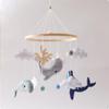 Marine Animal Crib Nursery Present Idea Mobile Calming for Newborns, Infants, Bedtime