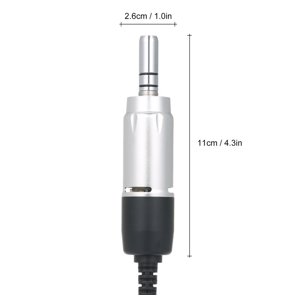 E-Type Micro Motor Handpiece High Speed Electric Dental Lab Jewelry Micromotor 35,000 RPM Polishing
