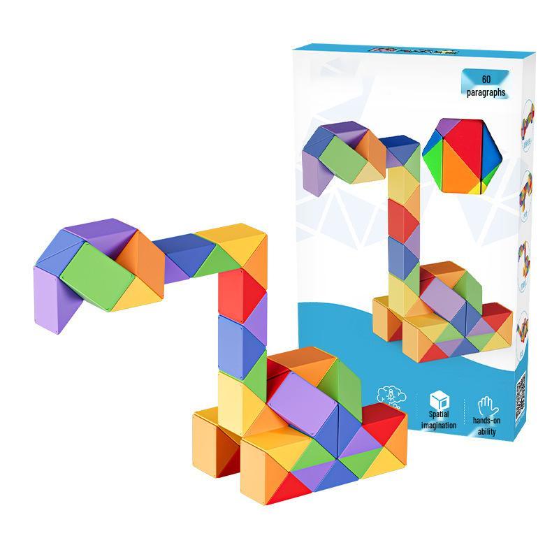 Macaron Magic Cube Set: 24, 36, 48, 60, 72 Sections - Children's Educational Toy Ruler