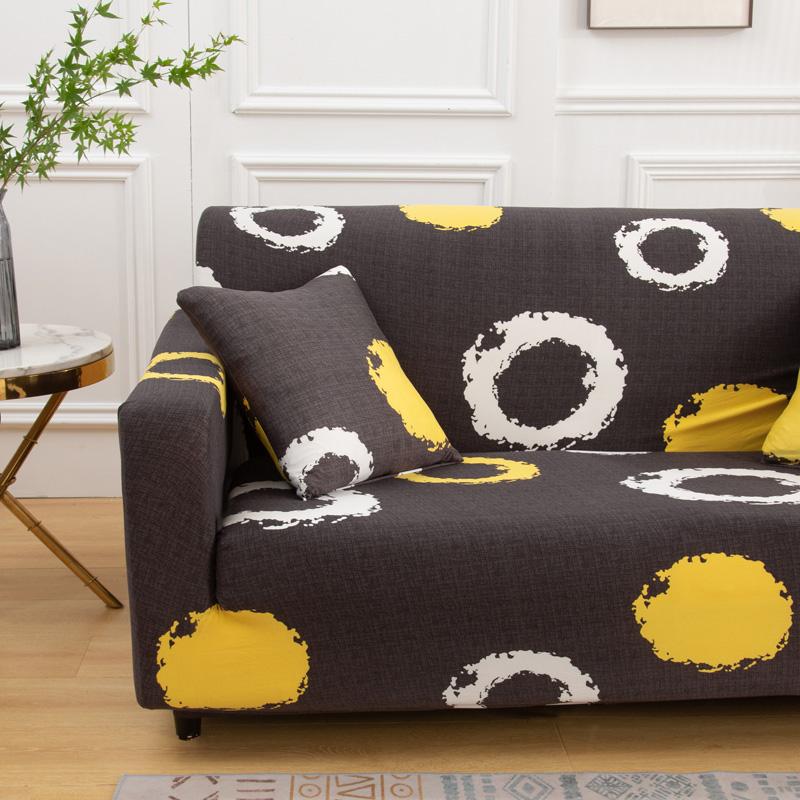 Elastyczne pokrowce na sofy do salonu Uniwersalny pokrowiec ze spandeksu na rozciągliwą narzutę na sofę Antypoślizgowe narzuty na kanapę 1/2/3/4 osobowa