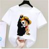 One Piece Monkey D Luffy Kids Cotton TShirt Adult Boys Girls Family Matching Casual Tee Cute Anime Print Summer Tops for Fans