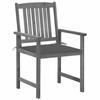 VidaXL 4x Garden Chairs with Cushions Patio Seats Terrace Chairs Outdoor Seats Beach Chairs Camping 3061222
