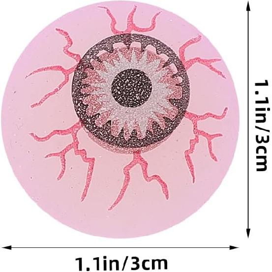 Eye Balls - Bouncy Balls Eye Shaped Toy Halloween Bouncing Eyeballs Eyeballs Halloween Decor Stress Ball Fake Eye Halloween Plastic Eyeballs for