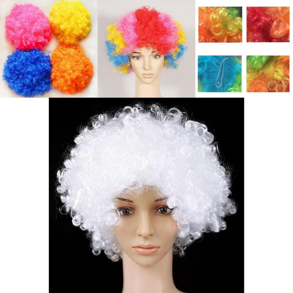 Joker Costume Wig With Colorful Explosion Hair For Kids And Adults Party Fun