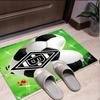 Borussia Monchengladbach Pattern Rug, Indoor/Outdoor Mat, for Picnic, Gameroom, Bedroom, Office, Living Room, Home Decor Carpet, Birthday Gift