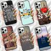 World City Travel New York Phone Case For iPhone 17 Air 16 15 14 Plus 12 13 Pro Max Bumper Shell Cover Coque