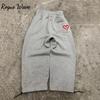 RogueWave Streetwear Y2k Double Waist Jogging Poker Pants Embroidered Loose Piece Sweatpants Men's and Women's Gothic Hip Hop Casual Pants