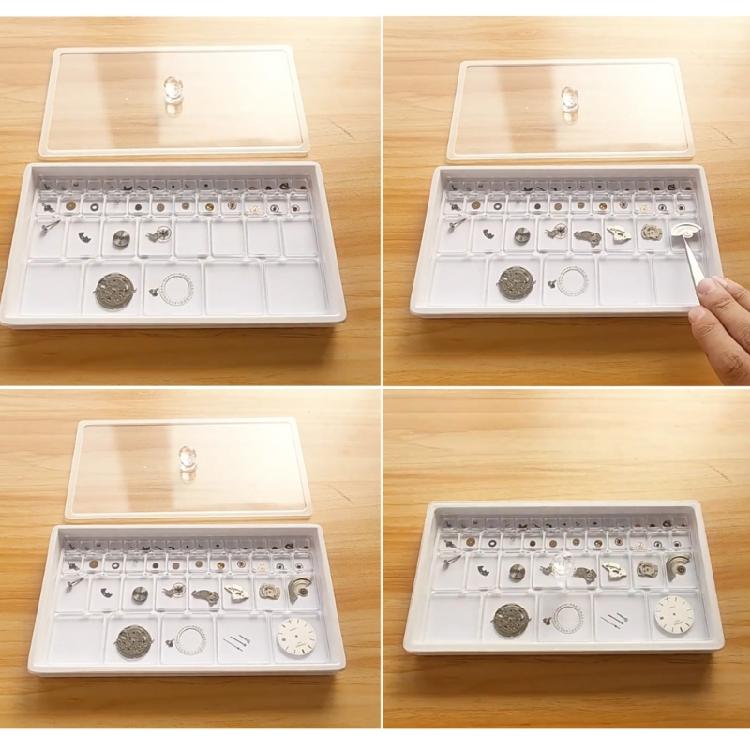 Protective Watch Parts Storage Case Anti Dust Tray for Watch Collectors