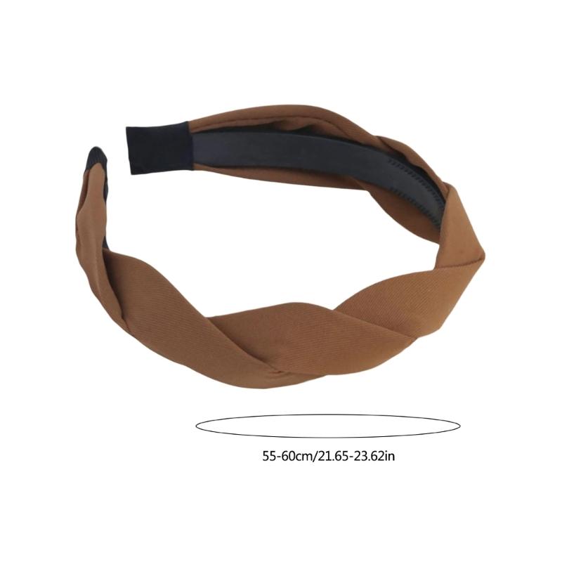 Women's Braided Wide Headband Braided Hair Bands Fashion Hair Accessories Costume Headwear For Stylish Women