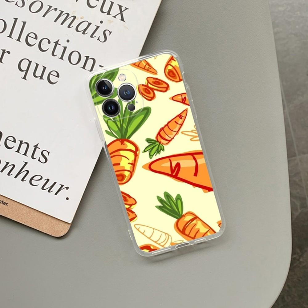 

Милые морковки краска Чехол для телефона Для iPhone 15 14 13 12 11 Pro Max XS X XR SE 2020 6 7 8 Plus Mini Защитный корпус iPhone XR